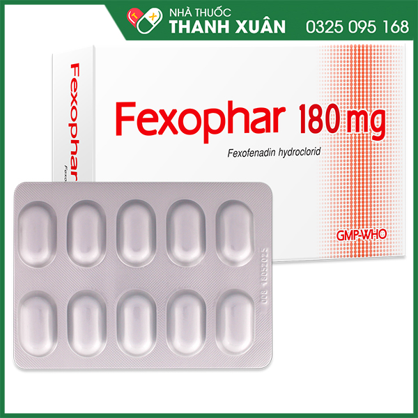 Fexophar trị viêm mũi dị ứng, mày đay